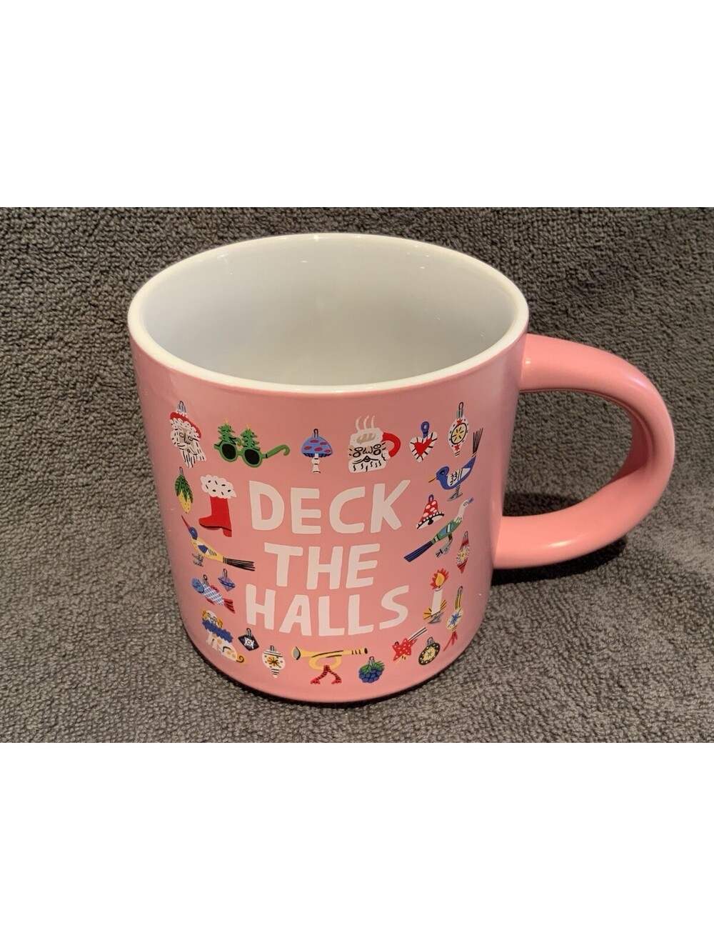 Targets Lucy Kirk Stoneware ‘Deck the Halls’ 16oz. Christmas Mug